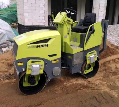 奔馬小型壓路機(jī)土方壓實(shí)、溝槽回填施工案例